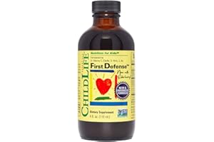 ChildLife Essentials, First Defense, Vegan Drops with Zinc and Plant Extracts, for Children, 118ml, Lab-Tested, Vegetarian, Gluten Free, Soy Free, GMO Free