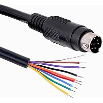 PS11291 PRO SIGNAL, Câble D'ordinateur, 6 Voies Mini DIN Male, Fiche