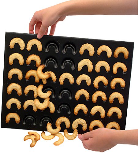 Zenker 7420 42er-Vanillekipferl-Backblech, special creative - 5