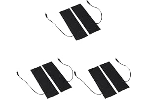 3 par 5V USB Elektrisk Värmeelement Pad Bekväm Värmefilm för Att Värma Fötter