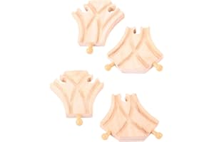 Bigjigs Rail Scambi curvi (Confezione da 4)