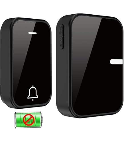Campanello Wireless Senza Batteria - Kit Con 1 Trasmettitore E 2 Ricevitori, 45 Melodie E Impermeabile IP44 - Foto 6