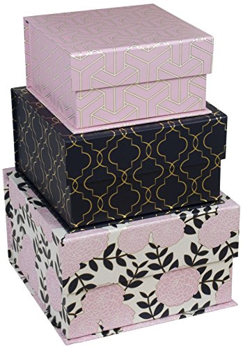 Tri-Coastal 3499t-66289 Juego de 3 cajas cuadrados magnéticos