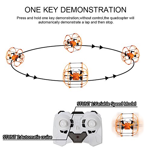 Sky Walker Helic Max 1336(better than 1306) 6 Axis Mini RC Quadcopter 360 Flip, Automatic Mode Flying in Circles RTF 2.4GHZ