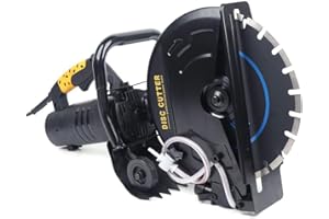 SHZICMY 2800w Trennschleifer Lasernuten Betonschneider Mauernutfräse Schlitzbreit Ø 350mm Trennschneider 220V