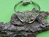  Handgefertigt Besteck Schmuck Armreif Armband Armspange Unikat Versilbert Geschenk Geburtstag Aussagekräftig (178)