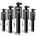 Bigsavings Compact Pocket Size Selfie Stick Wired for iPhone and Android Locust Aux Cable Monopod Premium Series RS.180.00