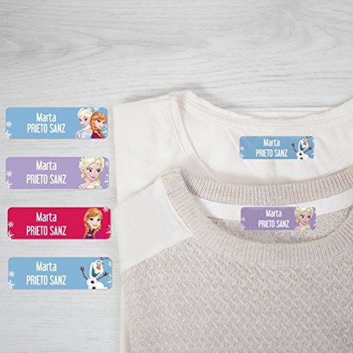 Ludilabel - Lote de 24 etiquetas termoadhesivas para ropa - Disney
Frozen