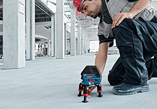 Bosch Professional GLL 3-50, 50 m Arbeitsbereich mit Empfänger, ± 0,3 mm/m Nivelliergenauigkeit, L-BOXX-Einlage, L-BOXX, Laserzieltafel, Universalhalterung - 3