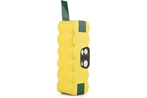 5500mAh Akku für iRobot Roomba, FLYLINKTECH 14.4V Ersatzakku für Roomba,NI-MH Akku für iRobot Roomba 500 600 700 800 Serie Ersatzakku Passt R3 irobot 581 450 700 605 621 880 785 Akku
