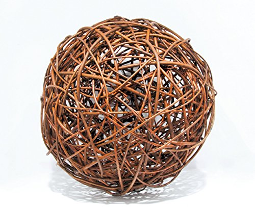 Weidenkugel Dekokugel aus Weide Weidenball Rebenkugel Gartendeko in 5 verschiedene Größen, Durchmesser:40cm - 6