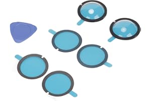 ASHATA Podwójne Osłony Obiektywu, Osłona Obiektywu Kamery Sportowej HD, Podwójne Osłony Obiektywu o Wysokiej Twardości i Wysokiej Przepuszczalności, 3 Pary Osłon Obiektywu, dla Insta360 ONE X2