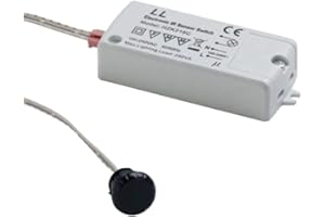 CEW COLCHESTER ELECTRICAL WHOLESALE LTD CEW Infra Red On/Off Sensor Switch LLSENS Mirror Bathroom Cabinet Wave Switch HZK218C - Red - Push Button - Motion Sensor - Automatic - IP67