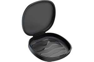 ‎BVN Zahnspangendose Gebissdose, Zahnprothesen Behälter, Zahnschiene Box, Prothesendose, Zahnspangenbox, Spangendose, Dose für Zahnprothese, Prothesenbox, Protesenbehälter, Zahnprothesen Box Schwarz.