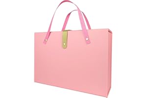 VISONDECO Pink Gift Box for Presents,11x7.6x3.5 Inches Large Gift Box with Lids, Decorative Gift Box for Graduation, Bridesmaid Proposal Box,Mother`s Day and Birthday Gift Packging