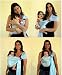 Kangaroobaby® Breathable Carrier Adjustable Ring Water sling for Newborn Baby (Light Blue)