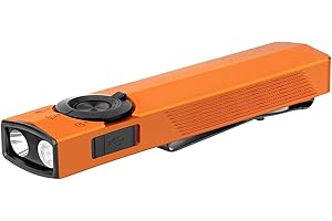 OLIGHT ArkPro EDC Lampe Torche Rechargeable avec Lumière Verte, UV et Blanche, 1500 LM, Portée 205 M, Faisceaux Spot et Flood pour L'Éclairage Quotidien et Les Urgences en Extérieur