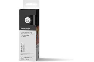 ‎CRICUT Cricut Smart Vinyl Permanent Joy 14 x 122 cm, 1 Bogen (schwarz)