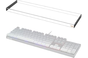 Desing Wish Funda para Teclado de104 Teclas para K556 Resistente al Agua Tapa Acrílica Semicubierta Antipolvo Antigolpes Cubierta Antipolvo Compatible con Accesorios K556