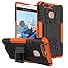 Produktbild Apanphy Huawei P9 Hülle, Kick-Ständer Rugged stoßfest Handy Schutzhülle Silikon Tasche Ständer Hülle Case mit Standfunktion für Huawei P9, Orange