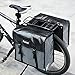Produktbild FEMOR Doppelte Fahrradtasche Fahrrad Outdoor hinten Sitz Bag Rücken Schulter wasserdichte Handtasche - Wasserdichte Schwarz 20 L
