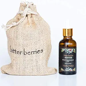 Bitter Berries Natural and Pure, Cold Pressed, Wild Crafted Hazelnut Oil for Hair & Skin Care Pahadi Badaam / Thangi ka Tel 50 ml