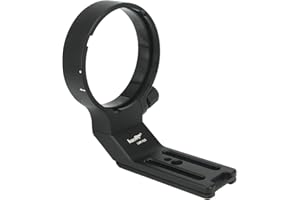 Haoge LMR-N25 Bague de fixation pour trépied pour objectif Nikon AF-S Nikkor 200-500 mm f/5.6E ED VR avec plaque de dégagement rapide intégrée Arca Swiss