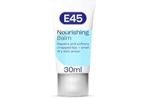 E45 Lips & Dry Skin Lip Balm - Moisturising Natural Lip Balm for Dry & Cracked Lips and Skin - Hydrating and Nourishing Lips Balm with Vitamin E - E45 Cream Lipbalm for Chapped Lips - 30ml