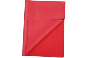 ADQUATOR 50pcs 50×35cm Red Tissue Paper,Wrapping Paper Bulk for DIY Gift Wedding Birthday DIY Christmas Decorations