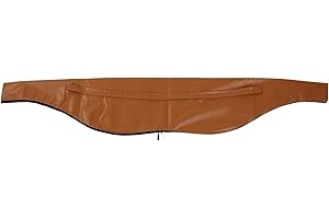 Cosiki Archery Arrow Bag, Archery Bow Case, 150 * 27cm PU Lightweight Practical Double Zipper for Recurved Bow Quiver Longbow Traditional Bow Shooting Accessory(Brown)