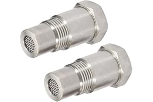 Junhui Emulatore Sonda Lambda Auto M18 x 1,5, 2 Pezzi O2 Sensore di Ossigeno Adattatore per Lmpianto di Scarico Auto