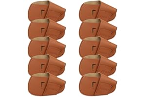 GOCHSS I Lot de 10 housses de protection pour clubs de golf en fer de golf - En polyuréthane - Pour droitier - Jaune