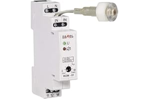 zaMel EIN-AUS 1-Weg Hutschienemontage Scharnierhebel Touch-Schalter Schwarz 1A 1 stück