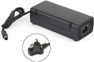 Areyourshop Home Wall AC Power Adapter for Xbox 360 E,Replacement Charger Cord with LED Indicator, 12V 9.6A 115W, Compatible for Xbox 360 E Systems