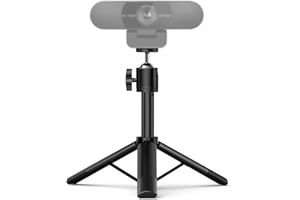 EMEET Stativ - TD303 Tripod für EMEET Webcam, Versenkbare Stative 17cm -47cm, mit 1/4 Zoll Schraube, für Webcam, Kamera, Gopro