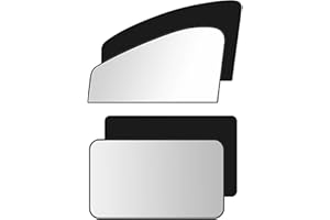 CARPLUSSTUDIO Lot de 4 Rideaux de Protection Solaire magnétiques pour Voiture