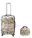Produktbild PREMIUM DESIGNER Hartschalen Kofferset 2 tlg. - Heys Künstler Fazzino New York Trolley mit 4 Rollen Medium + Beauty Case 243654011&Künstler&34+36