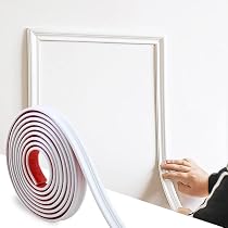 Self-Adhesive Wall Molding Trim - 3m X 3.2cm Peel & Stick Panelling For DIY Wall Decoration