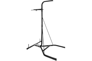 MAXSTRENGTH Free Standing Punch Bag Stand & Speedball Station Boxing Home Gym Fitness Multi Purpose Boxing Stand Martial Arts Training Kickboxing Punching Heavy Duty Equipments