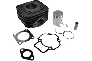 VANEZ Kit cylindre 50 cc compatible avec Piaggio Zip, Gilera Stalker, VESPA Primavera, idéal pour moteurs 2 temps