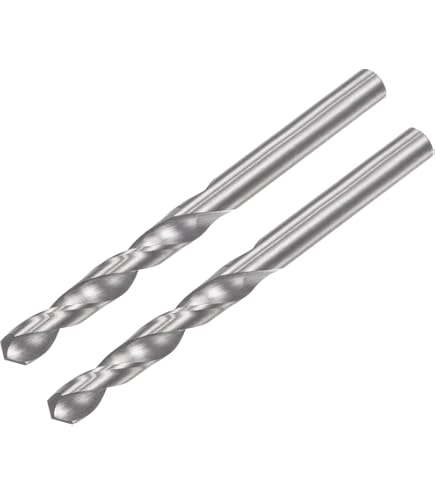 2x HSS Spiralbohrer 2,8 Mm | Gesamtlänge 59 Mm | Schwarzoxid Beschichtet | Für Metall, Holz, Kunststoff