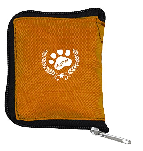 Polyester-dog-bowl-for-travel-food-bag-Dog-Travel-Bowl-in-orange-by-the-brand-PRECORN