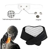 Neck Heat Therapy Support Belt Self Heating Tourmaline Magnetic Wrap Brace Pain