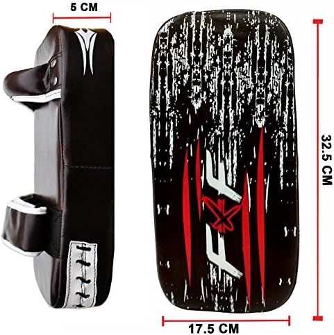 FXF Kids Muay THAI PAD kick Boxing Arm Pad Junior Martial Arts Training Pad Muay Thai Sparring UFC Kick Boxing Punching Training Pads