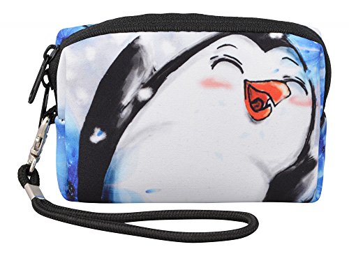 MySleeveDesign Etui Cam  ra digital Sac portable Housse - pour Canon Fuji Sony Panasonic Samsung Nikon Pentax Lumix Olympus   tous les autres appareils photo num  riques compacts - Pinguin