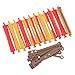 Segolike Lot of 12 Dozen Assorted Sized Perm Rods Hair Curler Rollers for Salon Girls Hair Styling Design - 1.4x9 cm RS.250.00