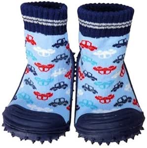 C2bb Chaussons Chaussettes Bebe Antiderapants Semelle Souple Garcon Voitures Pointure Amazon Fr Vetements