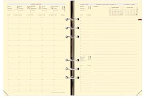 Quo Vadis - Wkład organizera - 2024-2025 - Timer 21 Prestige - Planowanie tygodniowe - Francuski - 16 miesięcy od września do grudnia - 15x21 cm - Papier Clairefontaine Ivory - Wyprodukowano we