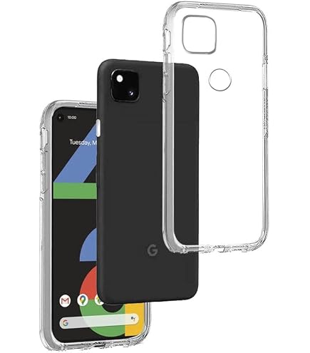 Verco Handyhülle Für Google Pixel 4a – Transparent, Dünn, TPU, Schützt Vor Kratzern