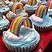 Price comparison product image Baking Muffin - 100pcs Colorful Rainbow Paper Cake Cupcake Liner Baking Muffin Box Cup Case Party Tray Mold - Chocolate Baking Accessories Supplies Tools Decorating Liners Cuake Muffin Cake